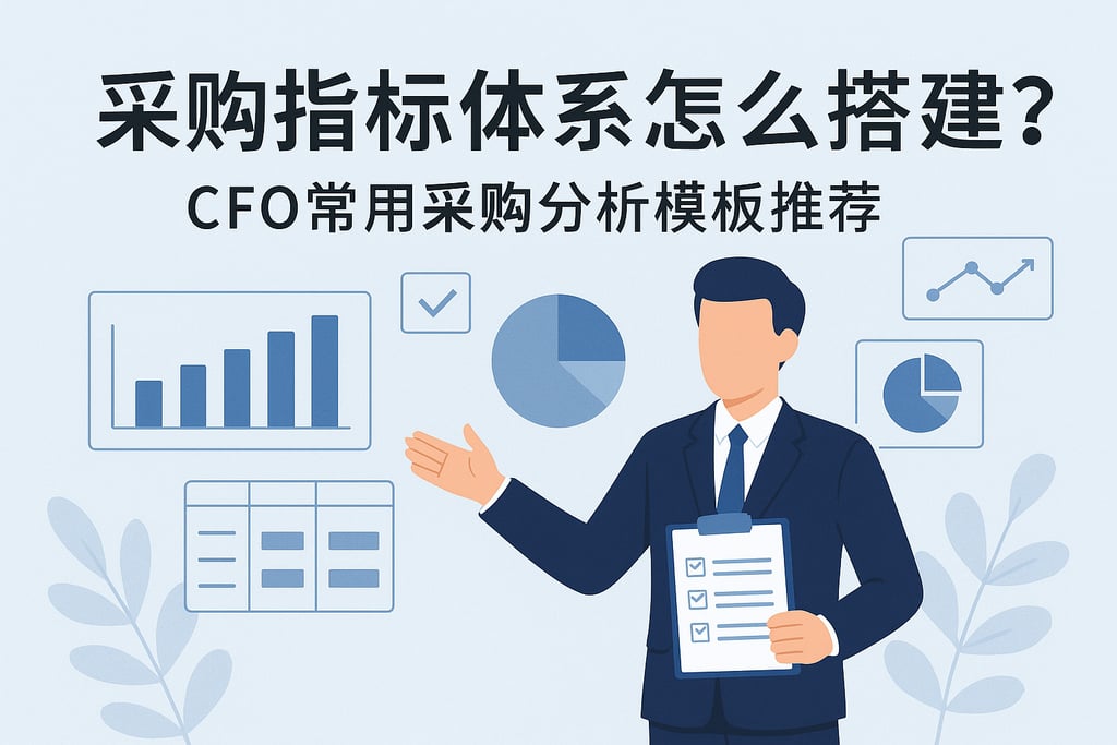 采购指标体系怎么搭建？CFO常用采购分析模板推荐