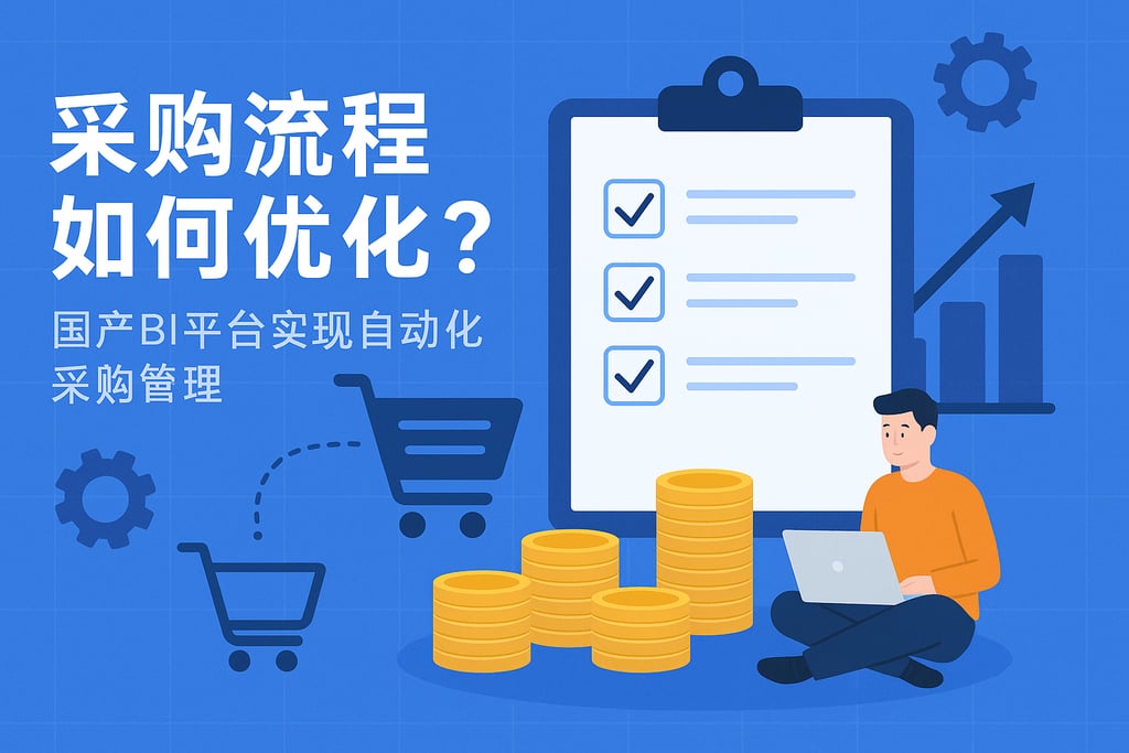 采购流程如何优化？国产BI平台实现自动化采购管理