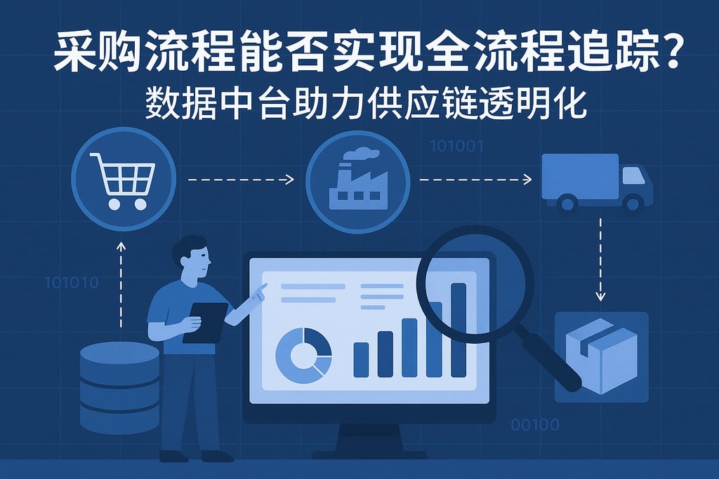 采购流程能否实现全流程追踪？数据中台助力供应链透明化