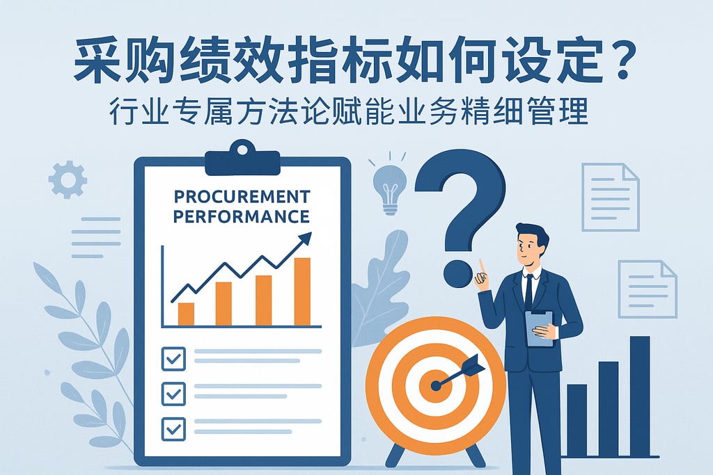 采购绩效指标如何设定？行业专属方法论赋能业务精细管理