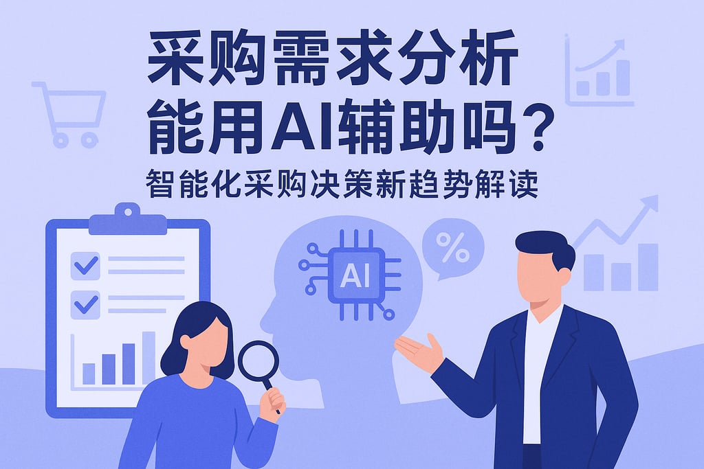 采购需求分析能用AI辅助吗？智能化采购决策新趋势解读