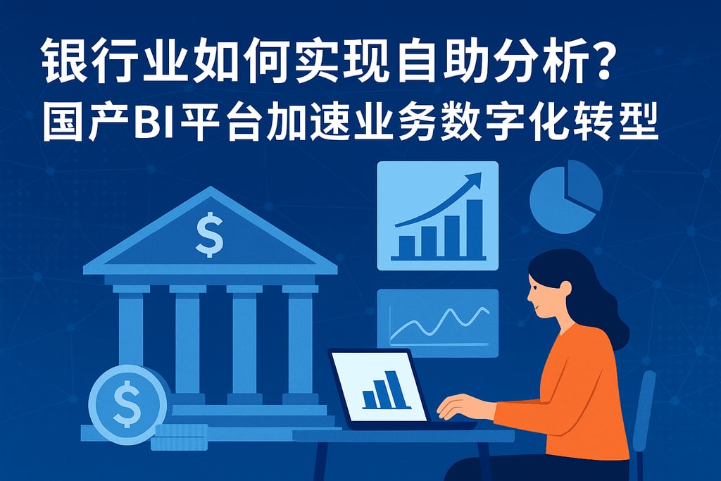 银行业如何实现自助分析？国产BI平台加速业务数字化转型