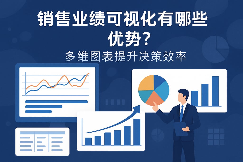 销售业绩可视化有哪些优势？多维图表提升决策效率