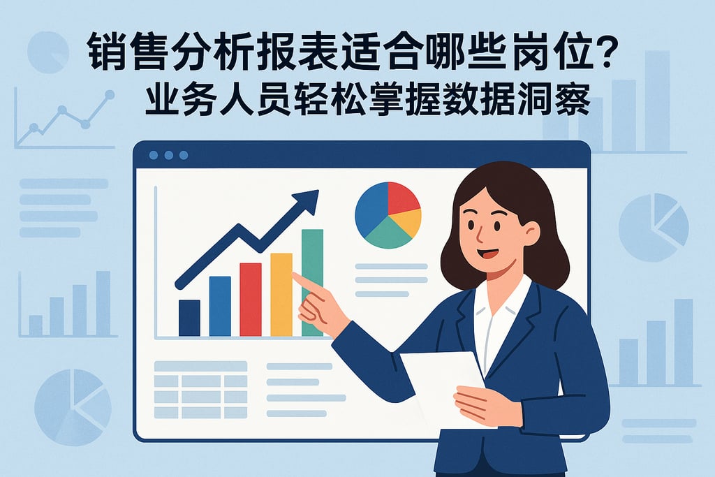 销售分析报表适合哪些岗位？业务人员轻松掌握数据洞察