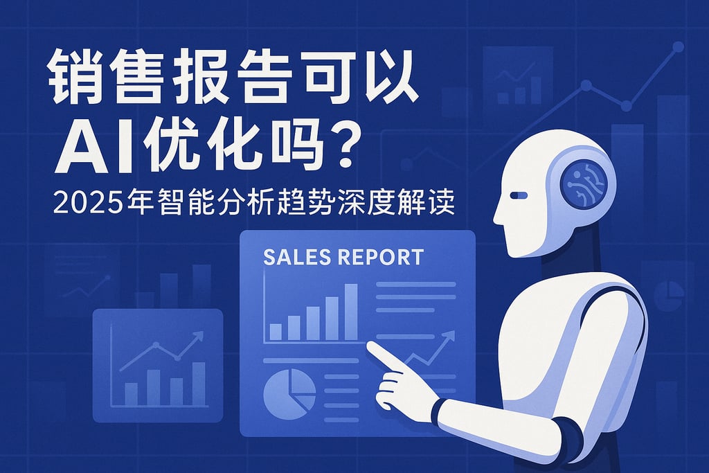 销售报告可以用AI优化吗？2025年智能分析趋势深度解读