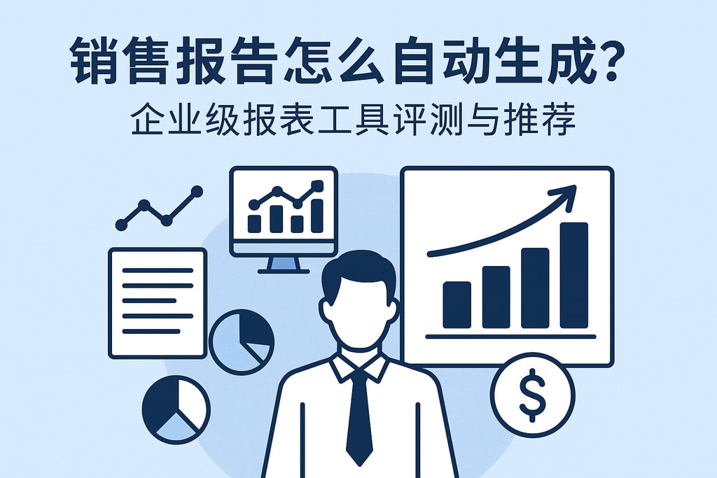 销售报告怎么自动生成？企业级报表工具评测与推荐