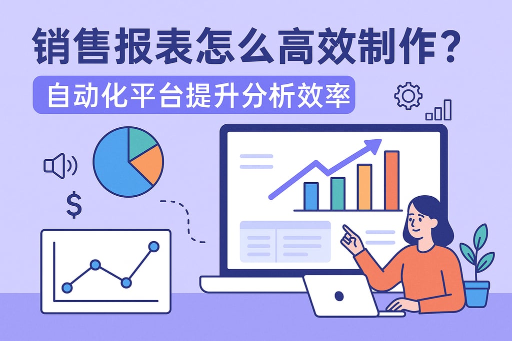 销售报表怎么高效制作？自动化平台提升分析效率