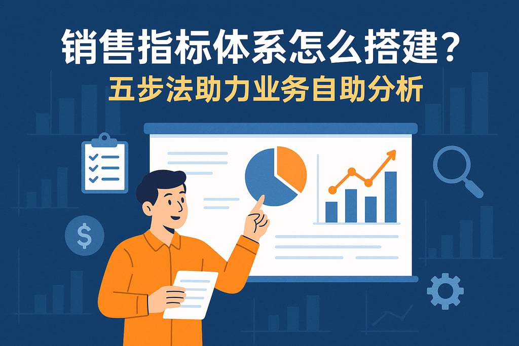 销售指标体系怎么搭建？五步法助力业务自助分析