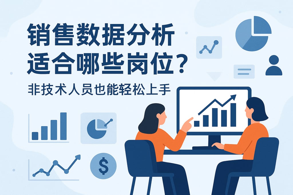 销售数据分析适合哪些岗位？非技术人员也能轻松上手
