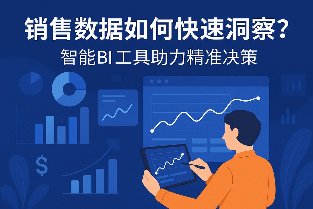 销售数据如何快速洞察？智能BI工具助力精准决策