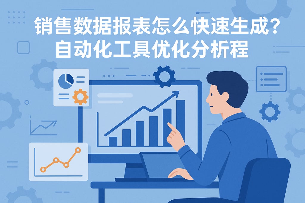 销售数据报表怎么快速生成？自动化工具优化分析流程