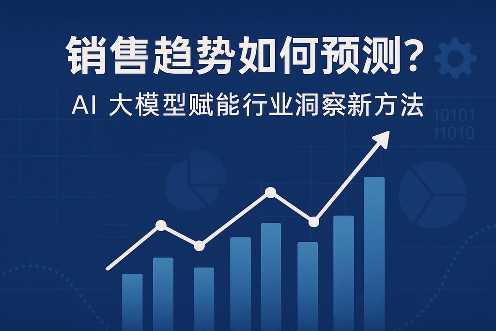 销售趋势如何预测？AI大模型赋能行业洞察新方法
