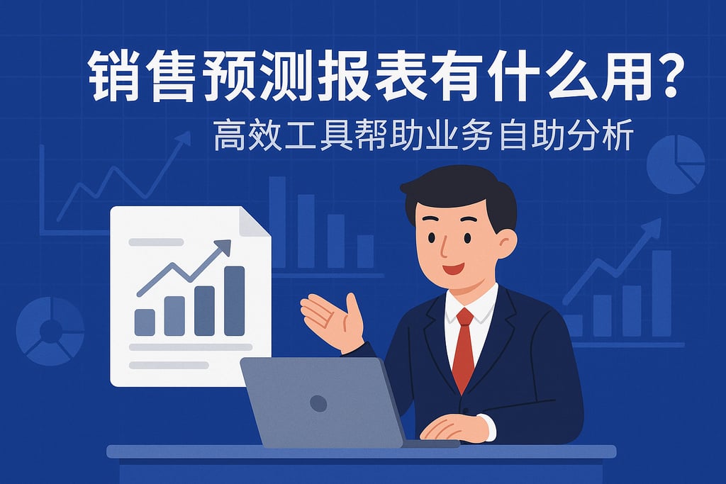销售预测报表有什么用？高效工具帮助业务自助分析