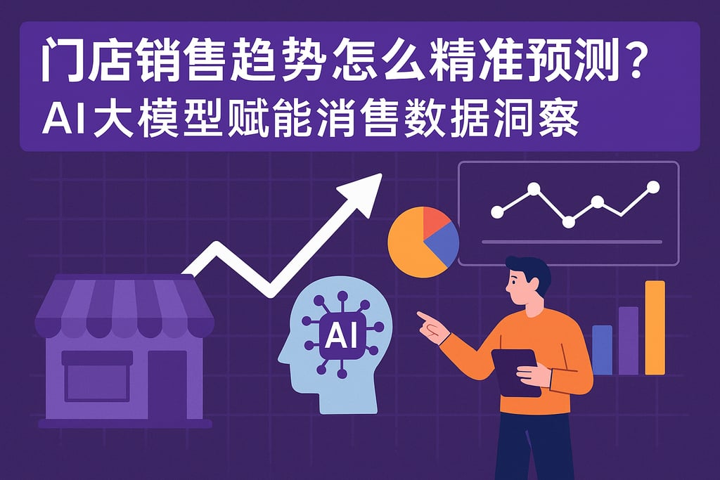 门店销售趋势怎么精准预测？AI大模型赋能销售数据洞察