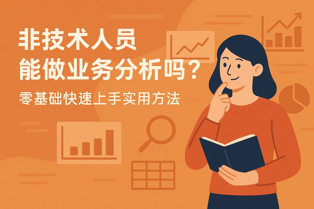 非技术人员能做业务分析吗？零基础快速上手实用方法