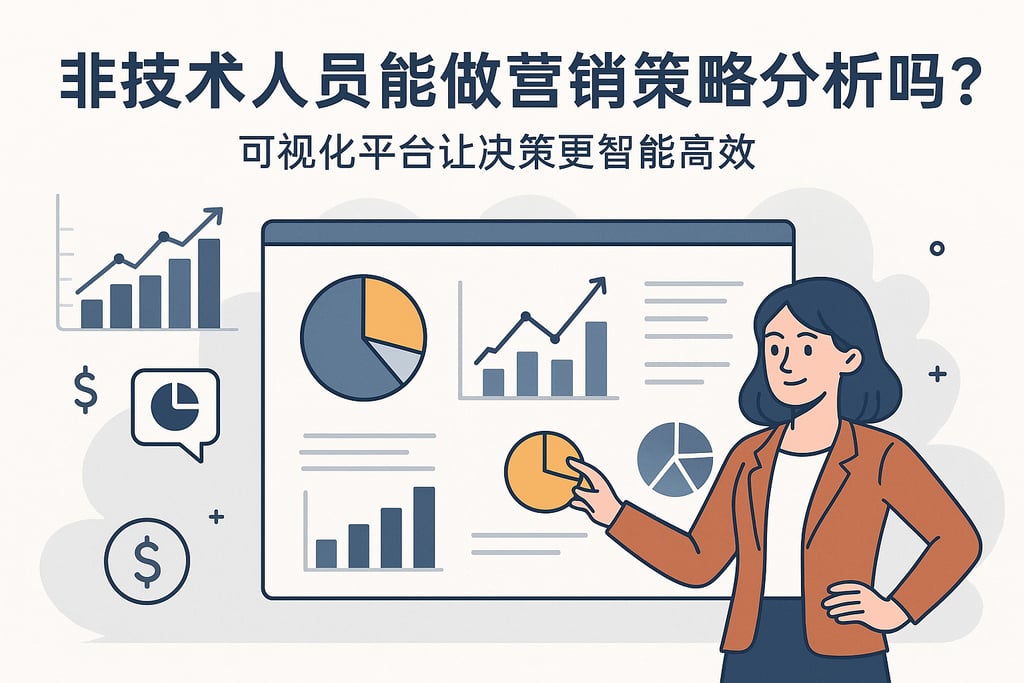 非技术人员能做营销策略分析吗？可视化平台让决策更智能高效