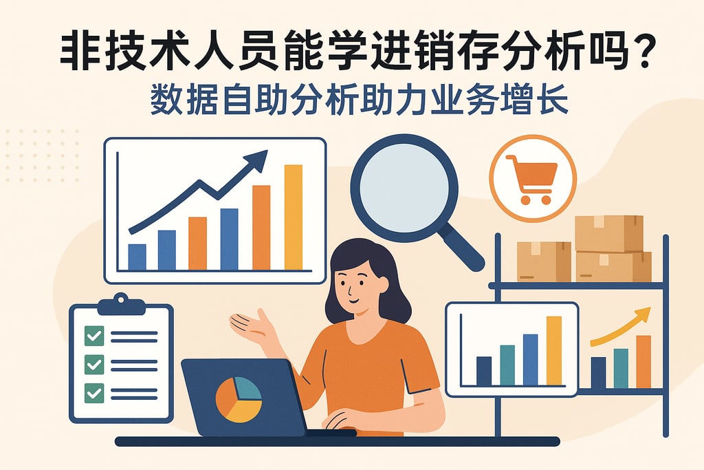 非技术人员能学进销存分析吗？数据自助分析助力业务增长