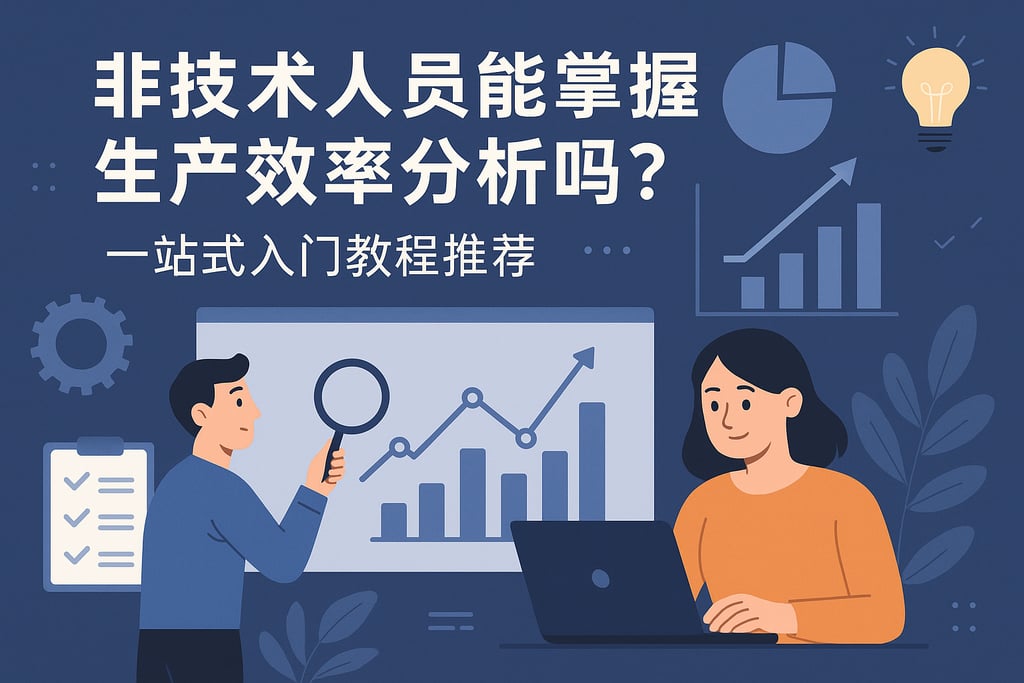 非技术人员能掌握生产效率分析吗？一站式入门教程推荐
