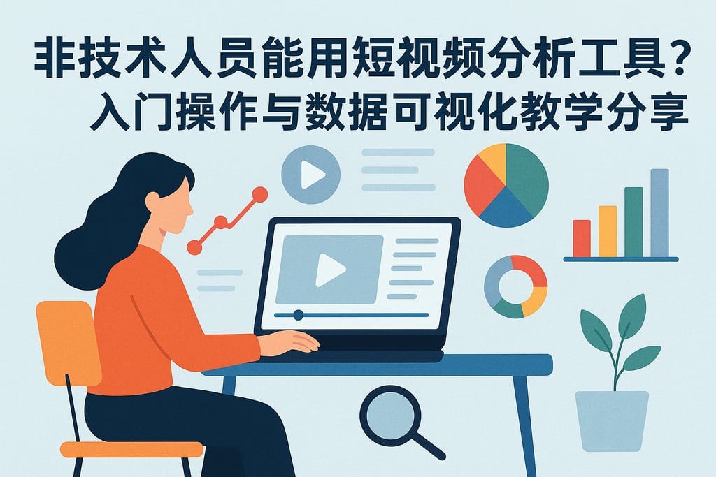 非技术人员能用短视频分析工具吗？入门操作与数据可视化教学分享