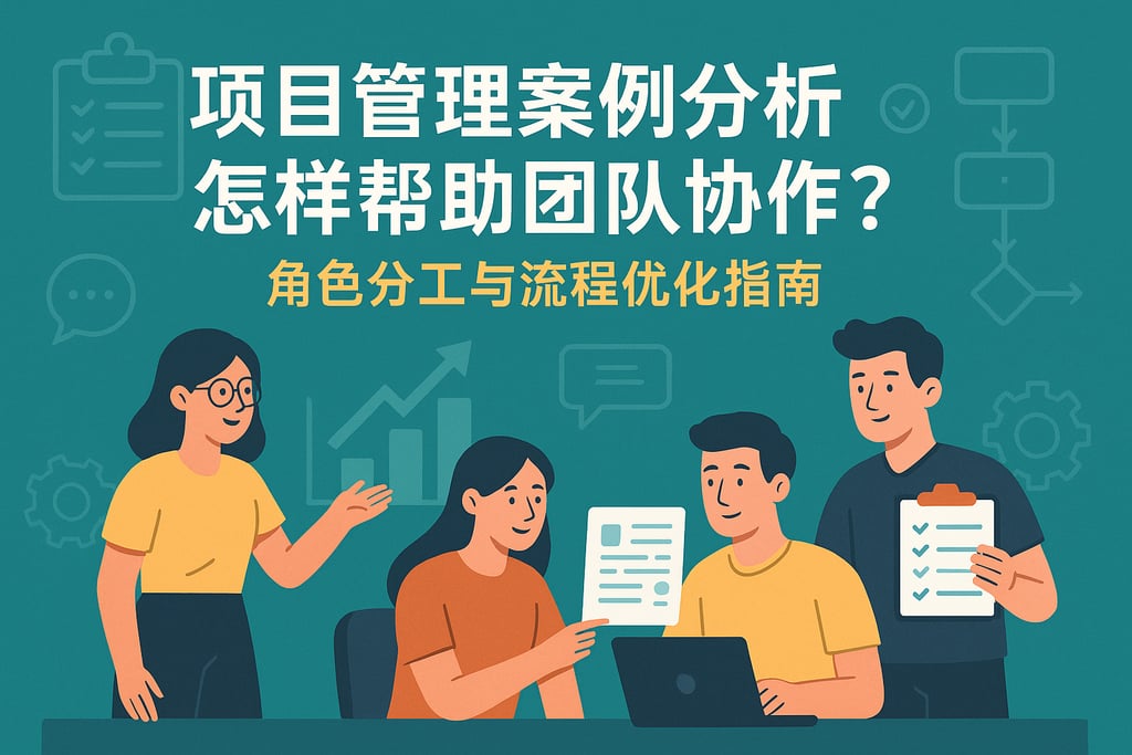 项目管理案例分析怎样帮助团队协作？角色分工与流程优化指南