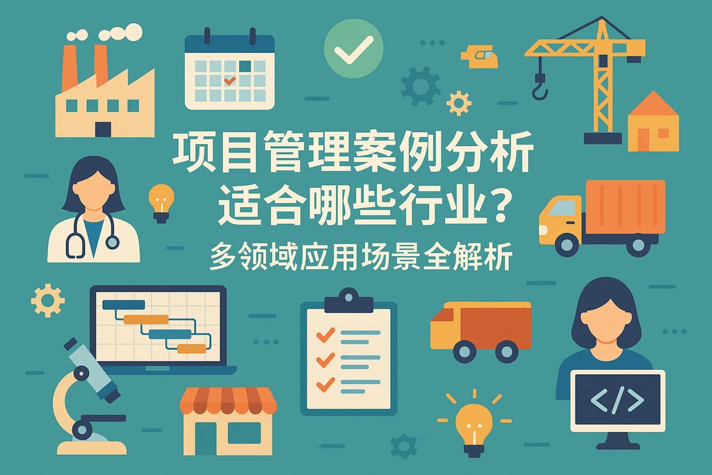 项目管理案例分析适合哪些行业？多领域应用场景全解析