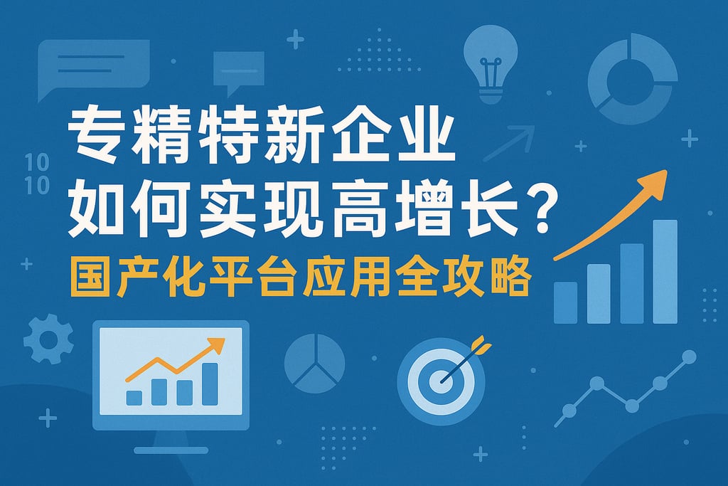 专精特新企业如何实现高增长？国产化平台应用全攻略