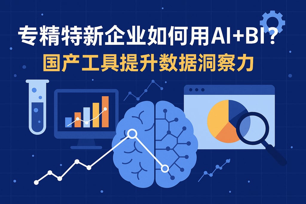 专精特新企业如何用AI+BI？国产工具提升数据洞察力