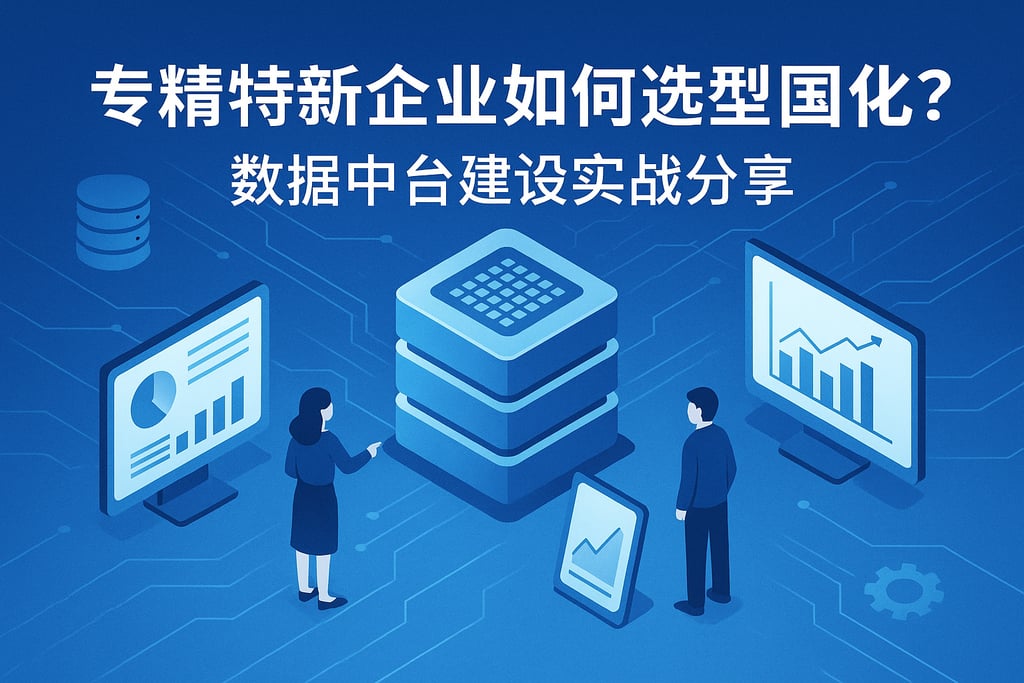 专精特新企业如何选型国产化平台？数据中台建设实战分享