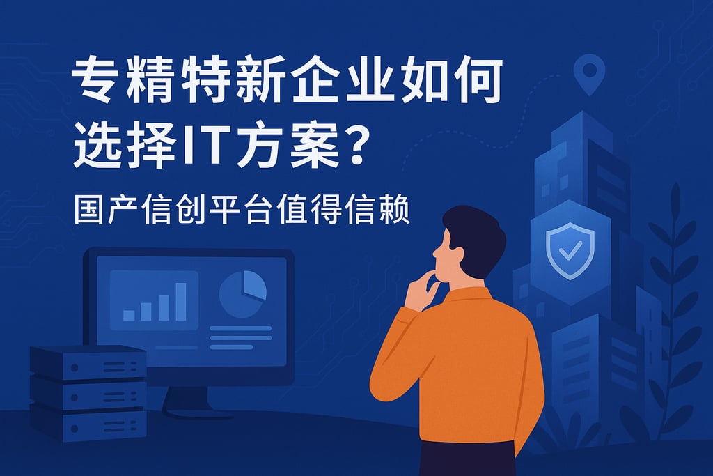 专精特新企业如何选择IT方案？国产信创平台值得信赖