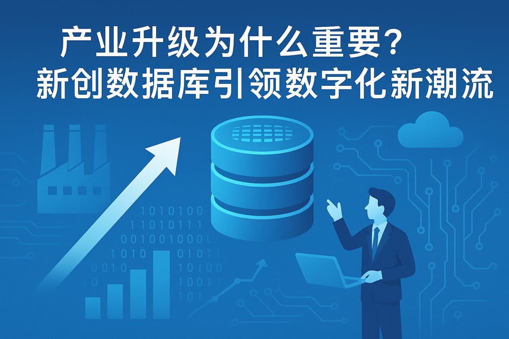 产业升级为什么重要？新创数据库引领数字化新潮流