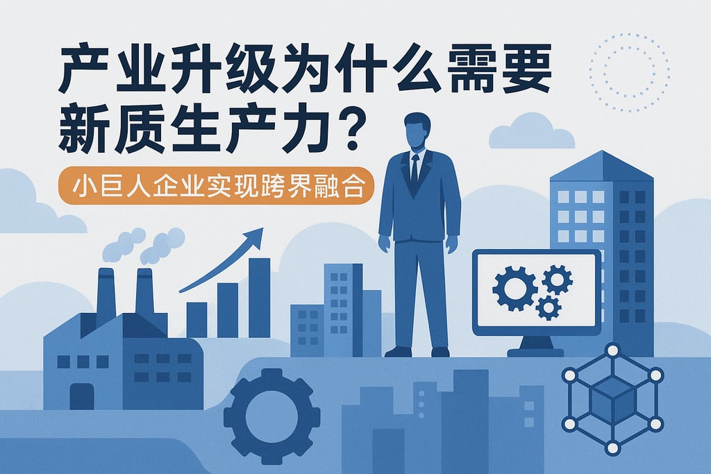 产业升级为什么需要新质生产力？小巨人企业实现跨界融合