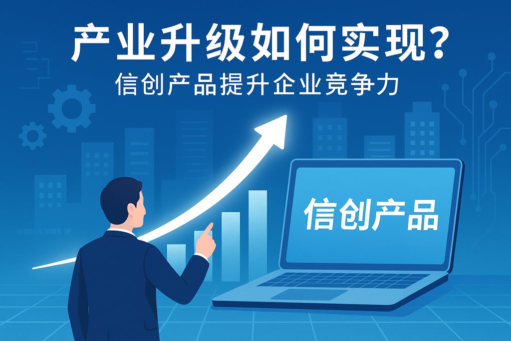 产业升级如何实现？信创产品提升企业竞争力