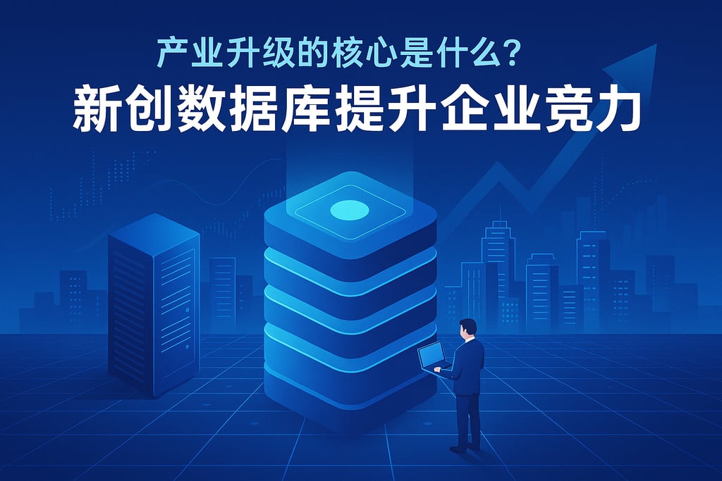 产业升级的核心是什么？新创数据库提升企业竞争力