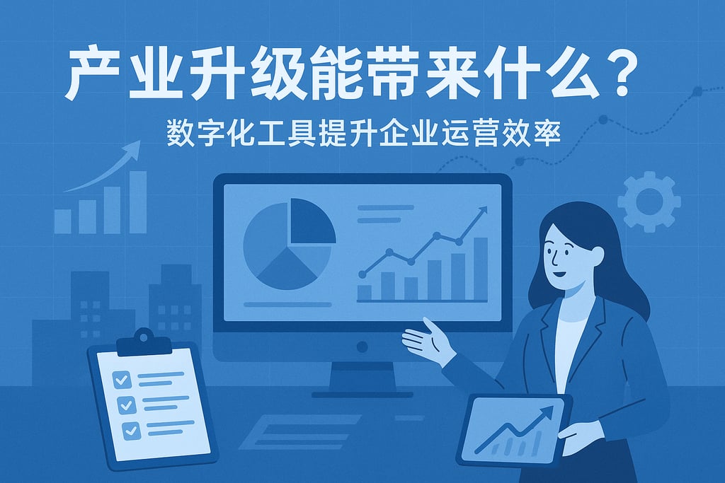 产业升级能带来什么？数字化工具提升企业运营效率