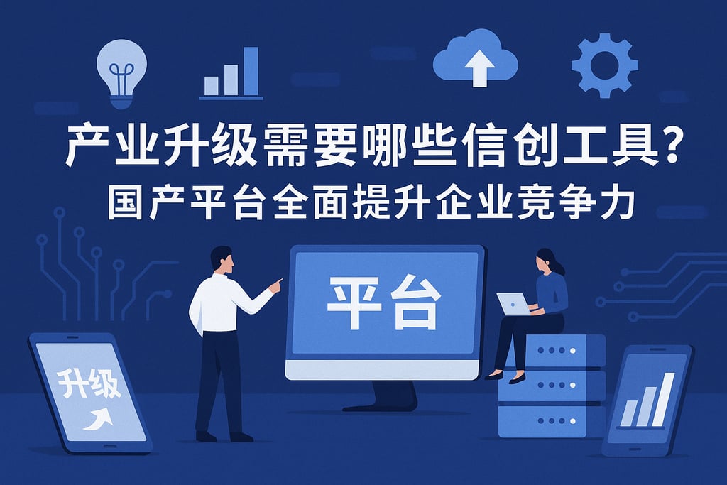 产业升级需要哪些信创工具？国产平台全面提升企业竞争力