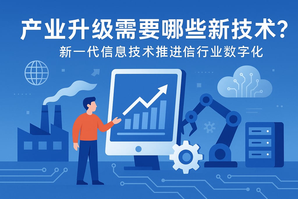 产业升级需要哪些新技术？新一代信息技术推动行业数字化