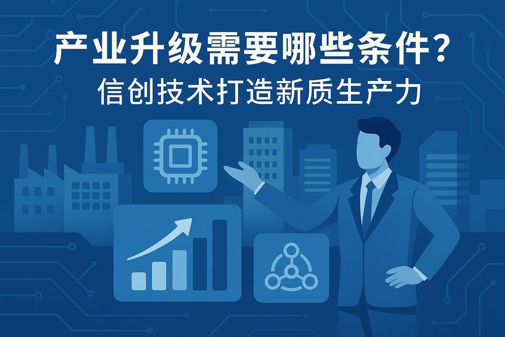 产业升级需要哪些条件？信创技术打造新质生产力