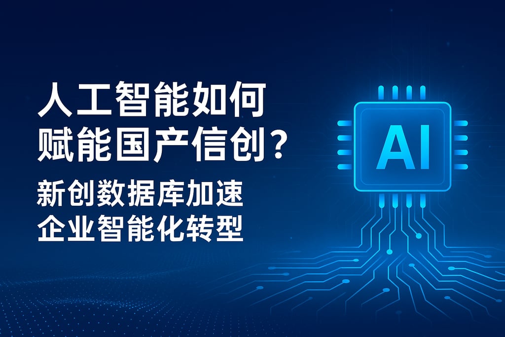 人工智能如何赋能国产信创？新创数据库加速企业智能化转型