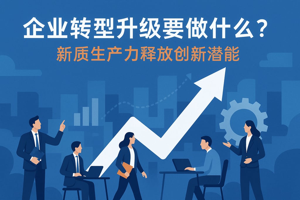 企业转型升级要做什么？新质生产力释放创新潜能