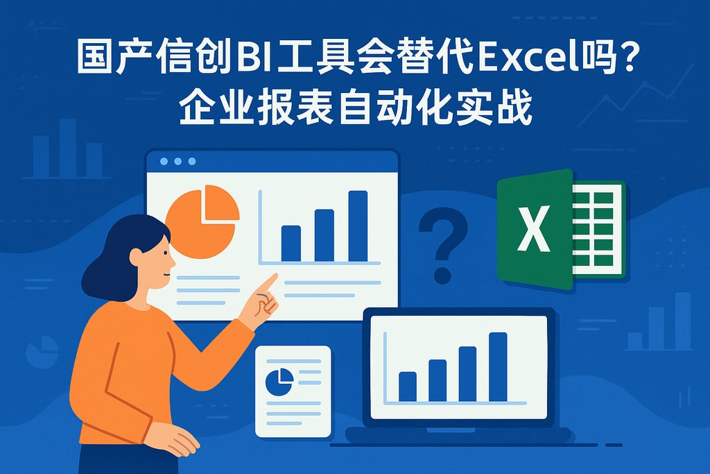 国产信创BI工具会替代Excel吗？企业报表自动化实战