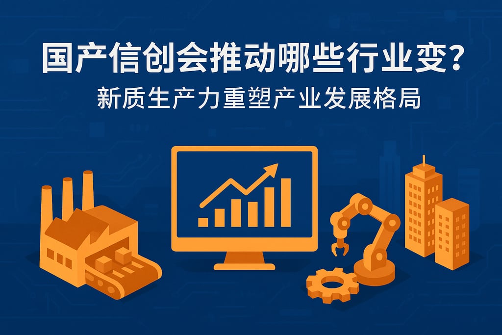 国产信创会推动哪些行业变革？新质生产力重塑产业发展格局