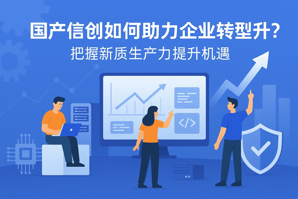 国产信创如何助力企业转型升级？把握新质生产力提升机遇