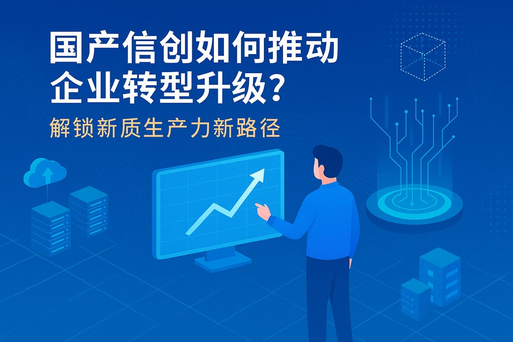 国产信创如何推动企业转型升级？解锁新质生产力新路径