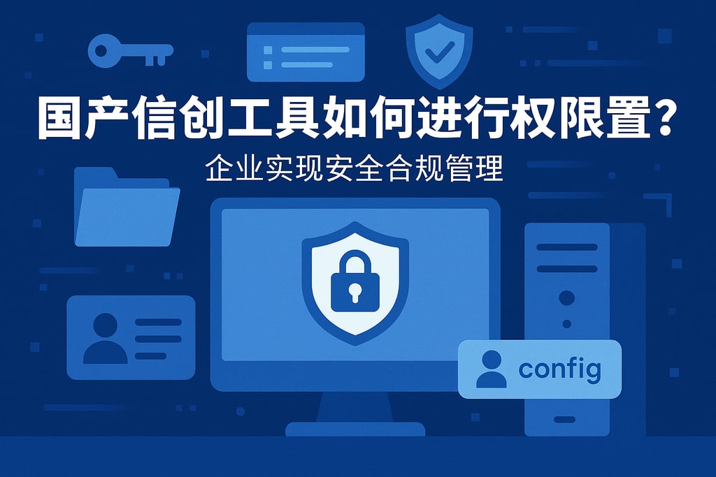 国产信创工具如何进行权限配置？企业实现安全合规管理