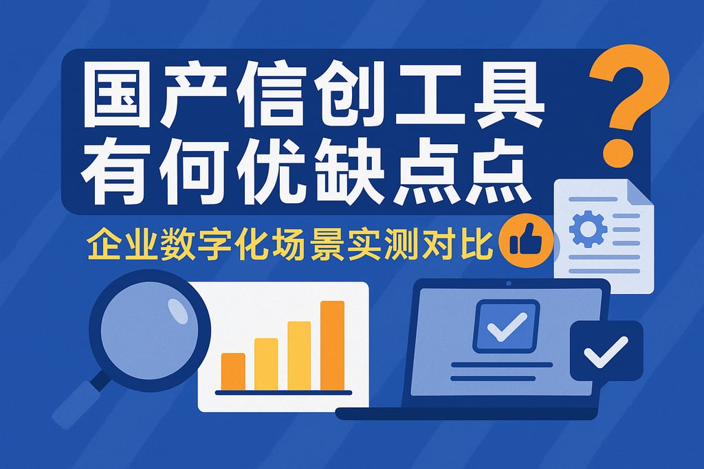 国产信创工具有哪些优缺点？企业数字化场景实测对比