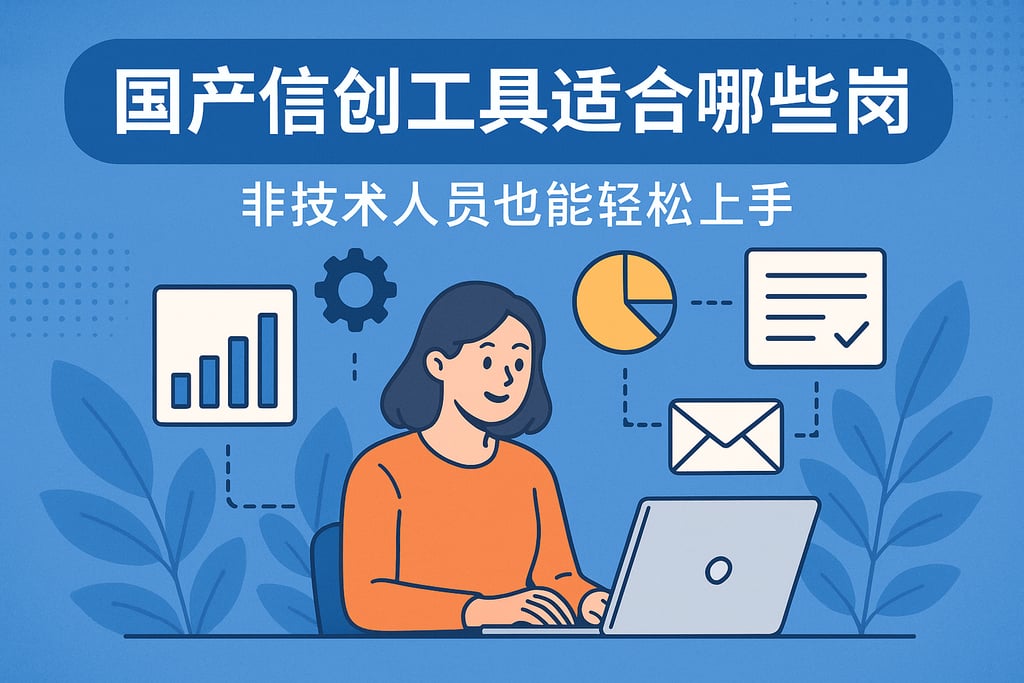 国产信创工具适合哪些岗位？非技术人员也能轻松上手