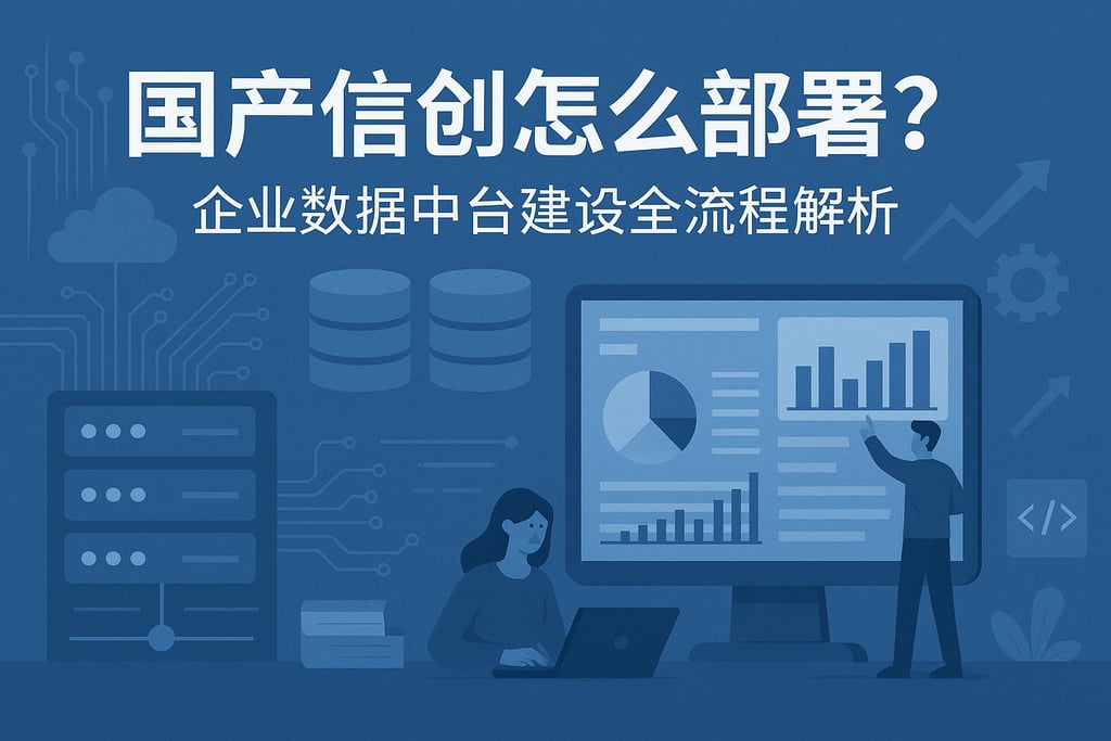 国产信创怎么部署？企业数据中台建设全流程解析