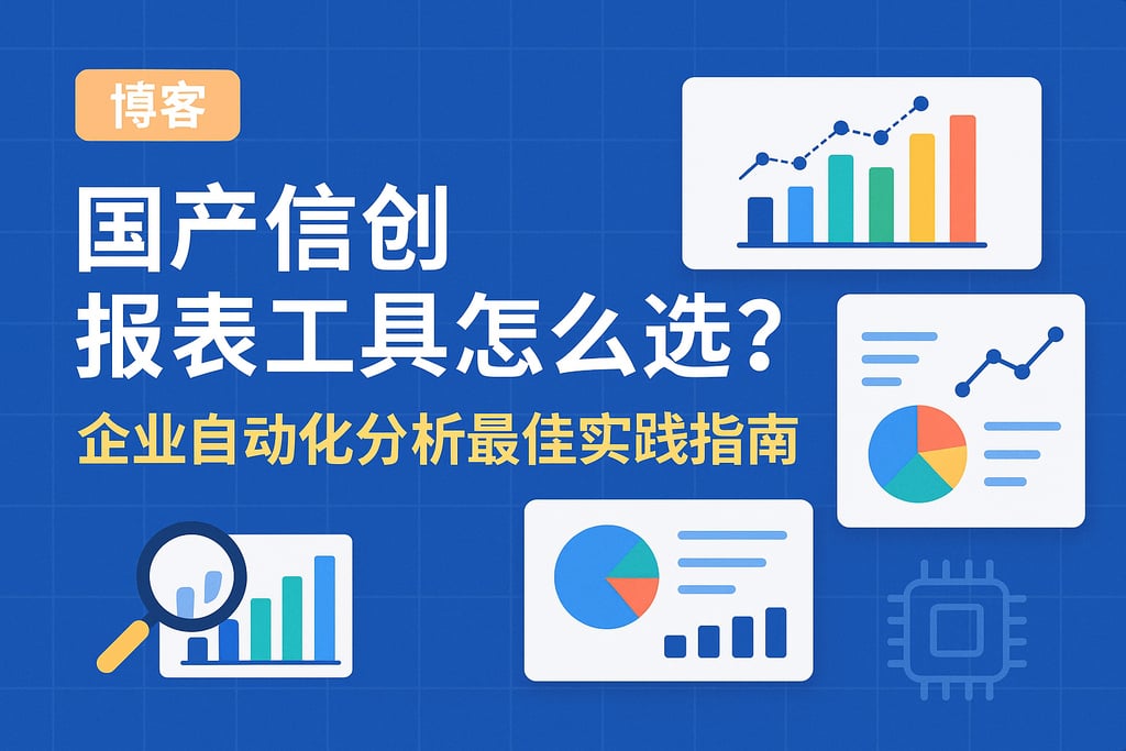 国产信创报表工具怎么选？企业自动化分析最佳实践指南