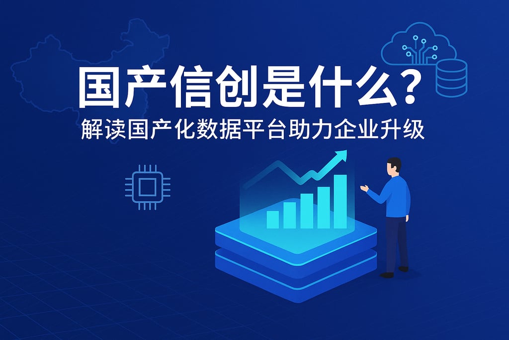 国产信创是什么？解读国产化数据平台助力企业升级