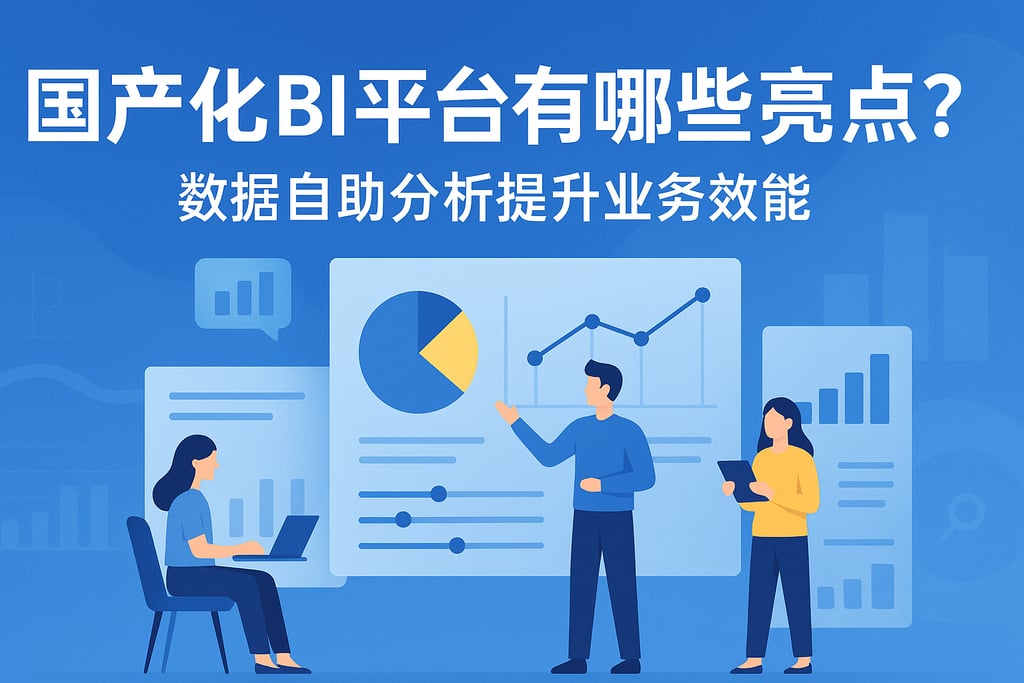 国产化BI平台有哪些亮点？数据自助分析提升业务效能